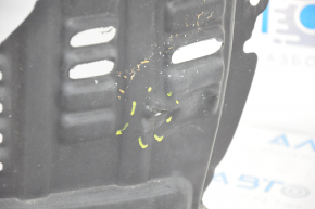 Front left fender liner Toyota Highlander 14-19 3.5 tears, tear fastener, non-factory hole