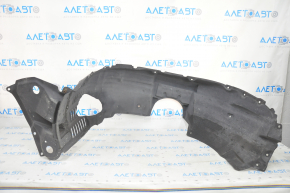 Front left fender liner Toyota Highlander 14-19 3.5 tears, tear fastener, non-factory hole