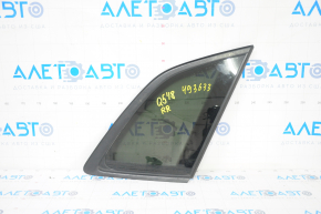 Window blind glass rear right Audi Q5 80A 18-24 mat, broken guides