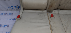 Rear seat left Infiniti JX35 QX60 13- beige leather, without headrests, driftwood, for dry cleaning