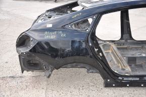 Quarter wing rear right Honda Insight 19-22 black, on the body, bumps