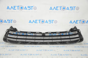 Toyota Highlander 14-16 Front Bumper Upper Grille with Chrome, Sand on Chrome