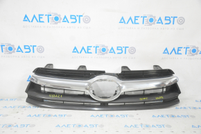 Radiator grill grill Toyota Highlander 14-16 sand on chrome