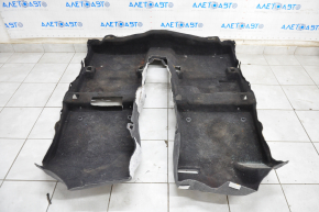 Front floor covering Lexus UX200 19- black, driftwood, dry-cleanable, tear