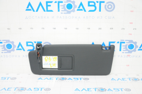 Left visor Audi Q5 80A 18-24 black, without hook