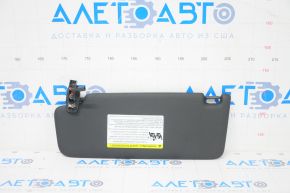 Right visor Audi Q5 80A 18-24 black, without hook