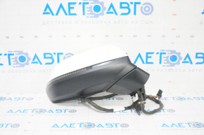 Side mirror right Audi Q5 80A 18-24 14 pins, white, auto-dimming, turn signal, heated