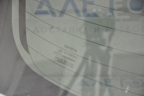 Rear glass of the trunk door Toyota Highlander 14-19 tinted, folding, with bracket and handle