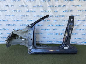 Tesla Model Y 20-25 front left quarter iron panel, graphite, dented side member and gun, dented pillar, with central pillar