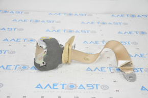 Seat belt 2nd row rear left Toyota Highlander 14-19 beige