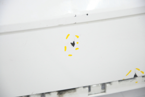 Bare rear bumper upper part Audi Q5 80A 18-20 without parking sensors, white, scratches