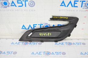 Front bumper grille left Buick Encore 17-19 without fog lights, structure, broken fastener