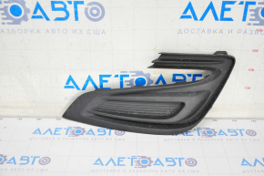 Front bumper grille right Buick Encore 17-19 without fog lights, structure, broken fastener