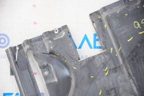 Underbody protection rear right Audi Q5 80A 18-24 tears, worn