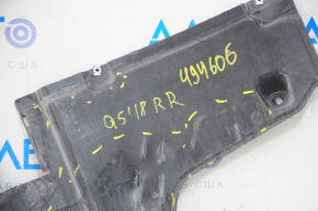 Underbody protection rear right Audi Q5 80A 18-24 tears, worn