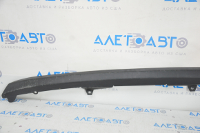Rear bumper lip trim lower Toyota Highlander 14-19 structure, scratches, pressed, crack in fastening