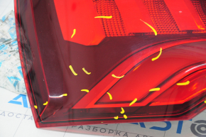 Left taillight Audi Q5 80A 18-20 LED, scratches