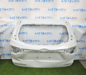 Naked tailgate Toyota Highlander 14-19 for folding glass, white 070, dented
