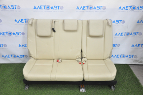 Rear row of seats 3 row Toyota Highlander 14-16 leather beige