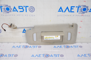 Left visor Buick Encore 17-19 gray, without hook, for dry cleaning