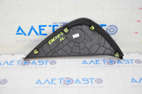 Dashboard trim side left Buick Encore 17-19 black