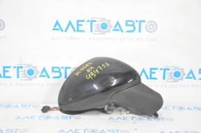 Side mirror right Porsche Cayenne 958 11-14 14 pins, auto-dimming, folding, heated, backlight, black, scale on mirror element