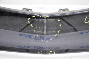Bumper front bare upper Buick Encore 17-19 without parking sensors, black GB8, broken fastener, scratches