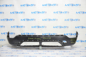 Rear bumper bare lower part Buick Encore 17-19 black, tears, dents, broken fasteners