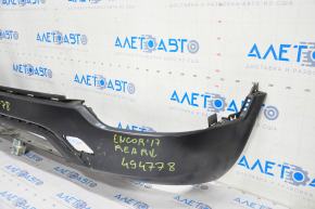 Rear bumper bare lower part Buick Encore 17-19 black, tears, dents, broken fasteners