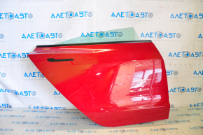 Door assembly rear right Tesla Model 3 21- red PPMR, butt