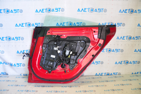 Door assembly rear right Tesla Model 3 21- red PPMR, butt