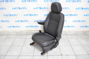 Driver's seat Buick Encore 17-19 with airbag, black, leather cloth, electric, driftwood, working