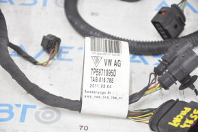 Wiring front bumper Porsche Cayenne 958 11-14 for parking sensors, for fog lights, for daytime running lights