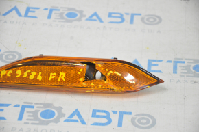 Turn signal in the bumper front right Porsche Cayenne 958 11-17 broken glass