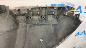 Front bumper lip Porsche Cayenne 958 11-14 structure, scratches, pressed, breaks, cracks