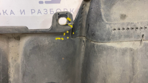 Front bumper lip Porsche Cayenne 958 11-14 structure, scratches, pressed, breaks, cracks