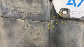 Front bumper lip Porsche Cayenne 958 11-14 structure, scratches, pressed, breaks, cracks