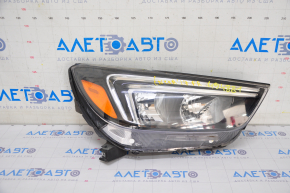 Front right headlight complete Buick Encore 17-19 halogen + LED DRL sand, chips