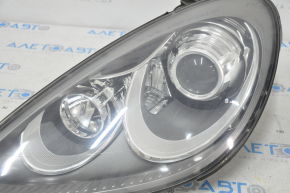 Front left headlight Porsche Cayenne 958 11-14 complete, xenon, sand, seal dried out
