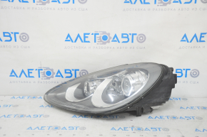 Front left headlight Porsche Cayenne 958 11-14 complete, xenon, sand, seal dried out