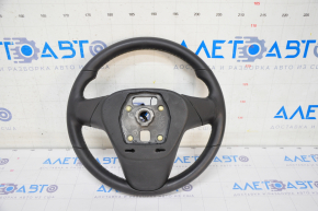 Naked steering wheel Buick Encore 17-19 leather black, scratches, broken frame