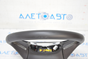 Naked steering wheel Buick Encore 17-19 leather black, scratches, broken frame