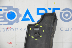 Threshold assembly 2 parts left Buick Encore 13-19 black, scratches, tear, broken fastener