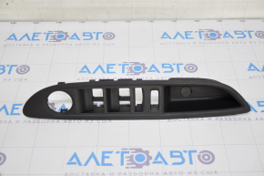 Front left window lift control trim Buick Encore 17-19 black, matte