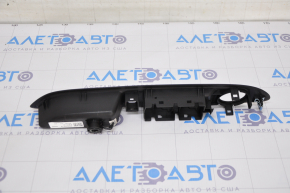 Front left window lift control trim Buick Encore 17-19 black, matte