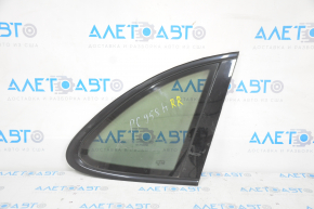 Window blind glass rear right Porsche Cayenne 958 11-14 with molding