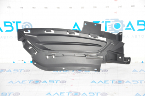 Left bumper grille Chrysler 200 15-17 without fog lights, without chrome Without fog lights
