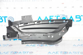 Left bumper grille Chrysler 200 15-17 without fog lights, without chrome Without fog lights