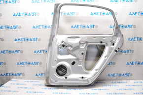 Door bare rear right VW Passat b7 12-15 USA silver LA7W, dent, edge pressed, painted 0.3