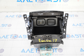 Buick Encore 17-19 Center Console Pocket Box Black Scratches